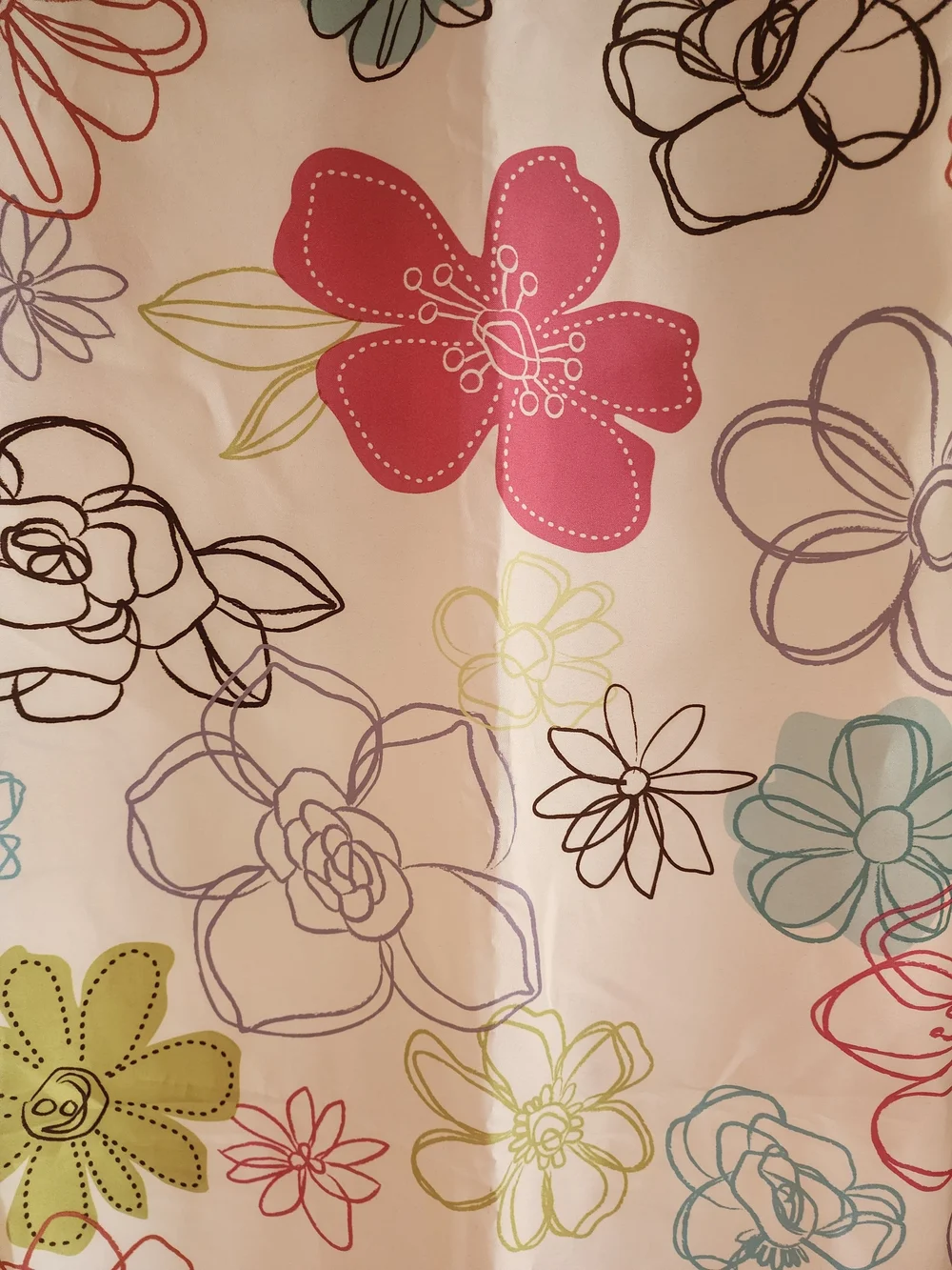 Vibrant Flower Shower Curtain